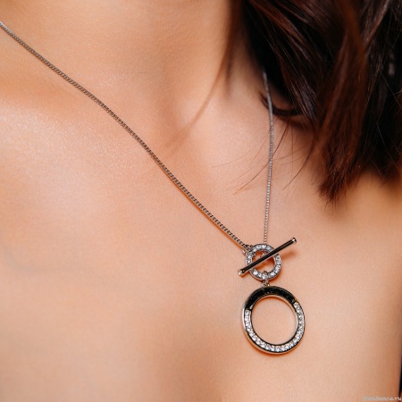 Колье Fiore Luna, Jet Nut+CRY